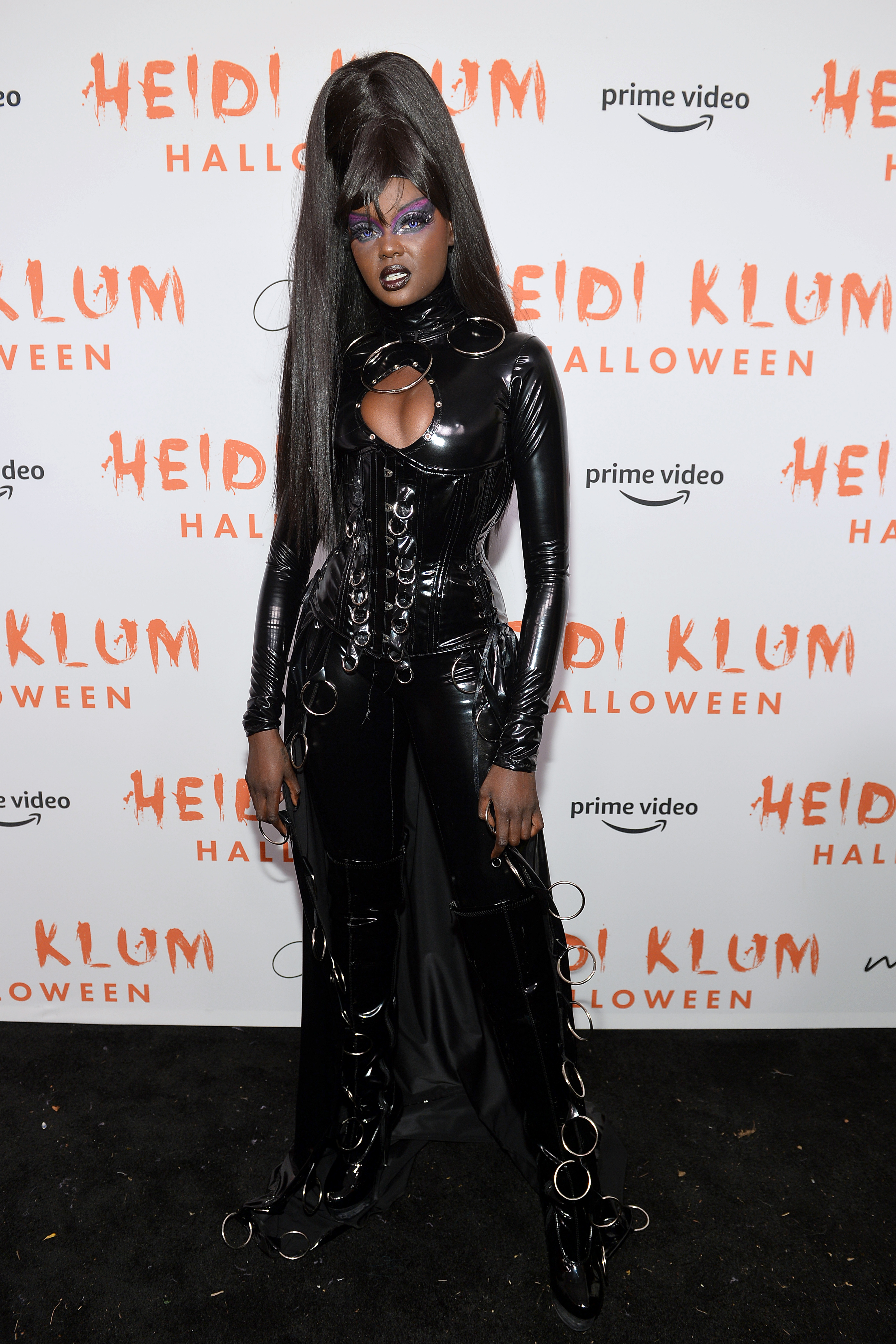 Duckie Thot attends Heidi Klum's 20th Annual Halloween Party.